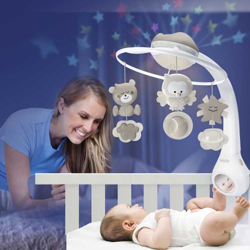 INFANTINO Мобіль музичний з проектором 3 в 1, сірий