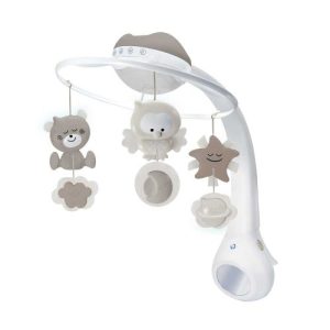 INFANTINO Мобіль музичний з проектором 3 в 1, сірий