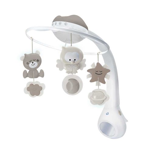 INFANTINO Мобіль музичний з проектором 3 в 1, сірий