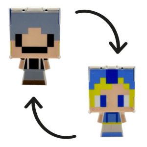 Герой-трансформер "Майнкрафт/MINECRAFT" (СІРИЙ) на планшеті