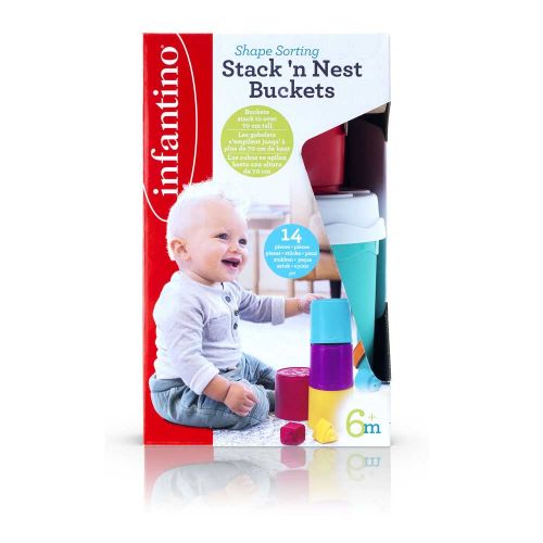 INFANTINO Розвиваючий набір сортер Райдужна вежа