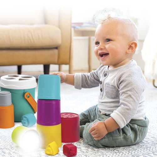 INFANTINO Розвиваючий набір сортер Райдужна вежа