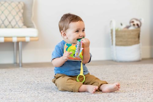 INFANTINO Навісна книга з прорізувачем Тварини