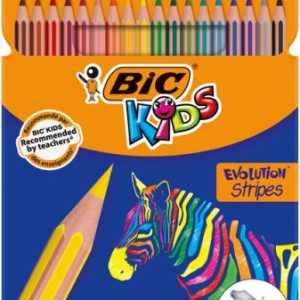 Олівці кольорові BIC Evolution Stripes 18 кольорів