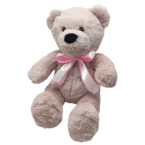 Мʼяка іграшка Ведмедик Тедді 35 см (СВІТЛО-СІРИЙ)