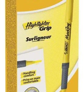 BIC Текстовиділювач Гріп жовтий 1шт. БК