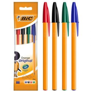 Набір кулькових ручок 4 шт BIC Orange Різнобарвний
