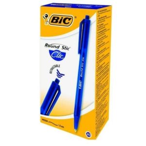 Набір автоматичних кулькових ручок BIC Round Stic Clic, 20 шт.