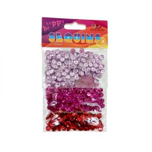 Блискітки, 6мм, 5г*3 пакетики