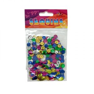 Блискітки, різні форми/кольори 5г* 3 пакетики