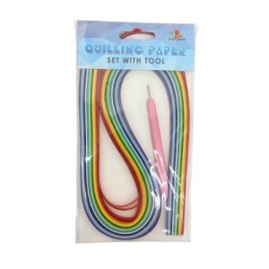 Набори паперу для квілінгу,150 аркушів,520х5мм,15кольорів