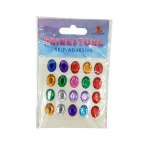 Стрази самоклеючі, 1,4*1,0см,20шт.