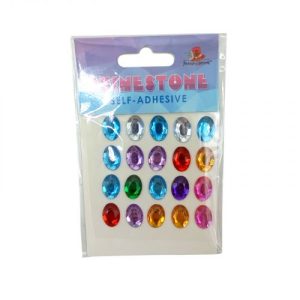 Стрази самоклеючі, 1,4*1,0см,20шт.