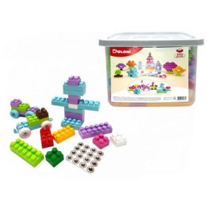 Конструктор "Набір для дівчаток" 343 деталі у контейнері для зберігання