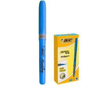 Текстовиділювач BIC Grip, синій