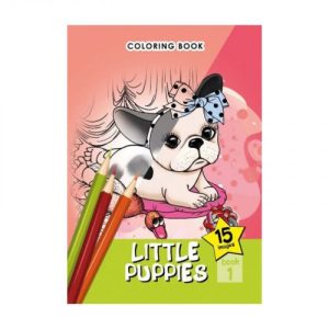 Розфарбовка,А5 (LITTLE PUPPIES 1)