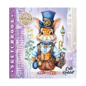 Скетчбук  36 аркушів, (CUTE RABBIT)