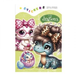 Розмальовка 135 х 190мм. (CUTE DRAGONS)