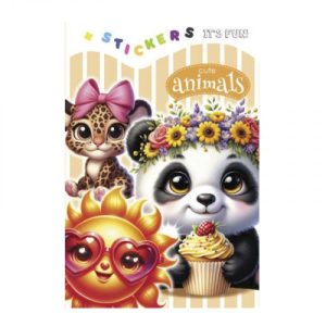 Розмальовка 135 х 190мм. (CUTE ANIMALS)