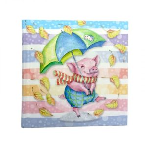 Скетчбук, 48 арк.,10х10 (ПОРОСЯТКО)