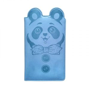 Блокнот,Кожзам,А6, 64аркуші (ПАНДА З БАНТОМ)