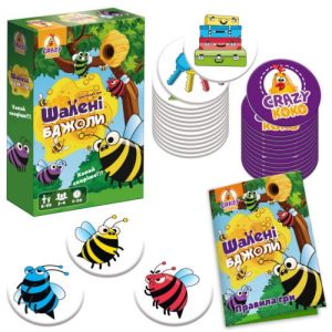 Гра настільна розважальна. Шалені бджоли