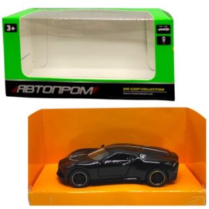 Машинка металева "АВТОПРОМ 1:43, BUGATTI" (ЧОРНА)