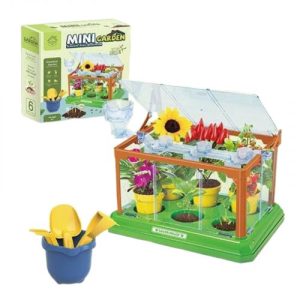 Теплиця зерна, торф, горщики, наліпки, книжечка, в коробці