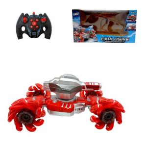 Танк на радіокеруванні, світло, стріляє орбізами, обертається на 360°, підіймає корпус, акум. 3.7 V, роликові колеса, в коробці