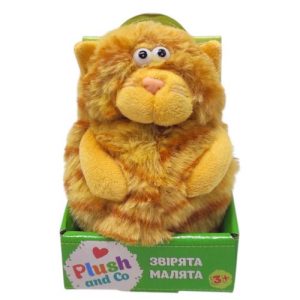 Мʼяка іграшка Plush and Co КОТИК (РУДИЙ) 12 см