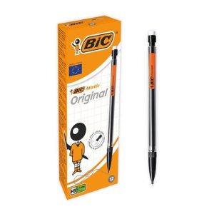 BIC Набір механічних олівців Matic Original 0.7мм HB з гумкою, 12шт.