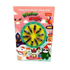 Набір для малювання  ВОСКОВИМИ ОЛІВЦЯМИ (WINTER MAGIC)