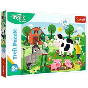 Пазли MAXI "Сімʼя Трефликів" 24 елм