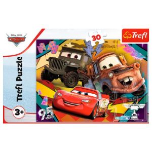 Пазли 30 ел, "Тачки. Швидкісні машинки"