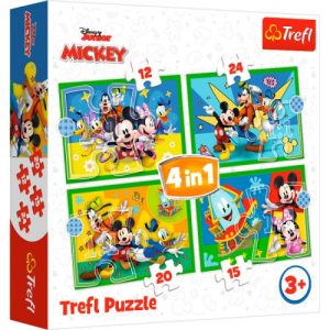 Пазли 4в1 "Міккі Маус та друзі"