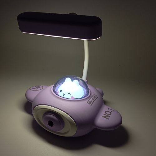 Настільна лампа зі стругачкою для олівців "Літачок", (БУЗКОВИЙ)