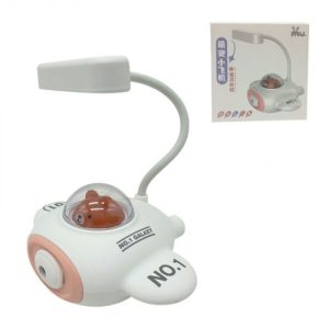 Настільна лампа зі стругачкою для олівців "Літачок", (БІЛИЙ)