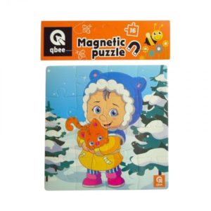 Пазли фомові, магнітні, 16 ел "Сніжний Мяв"