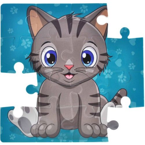 Пазли фомові, магнітні, 16 ел "Кошеня"