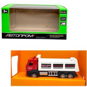Машина металева "АВТОПРОМ. 1:72 Volvo Dump Truck" (13,5*7*5 см)