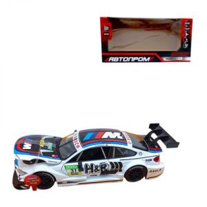Машина мет. 1:24 BMW M4, бат., світло ,звук ,відк. двері та капот.