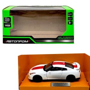Машинка металева "Nissan GT-R", БІЛИЙ