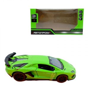 Машина мет.  "Lamborghini Aventador SVJ", (ЗЕЛЕНА)