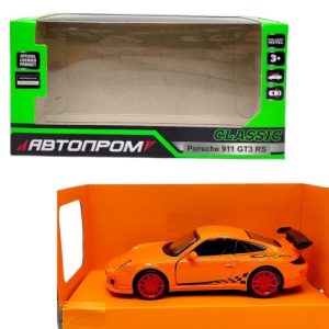 Машинка металева "АВТОПРОМ. Porsche 911 GT3 RS" (ПОМАРАНЧЕВИЙ)