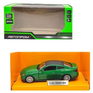 Машинка металева "АВТОПРОМ. BMW M4" (ЗЕЛЕНА)
