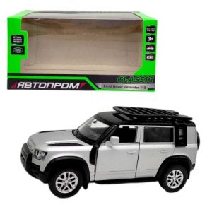 Машинка металева "АВТОПРОМ. Land Rover Defender 110" (СІРИЙ)