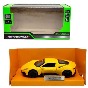 Машинка металева "АВТОПРОМ Maserati MC20" (ЖОВТИЙ)