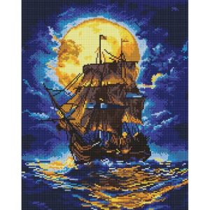 Алмазна мозаїка "Там, де небо зустрічає море" 40х50 см