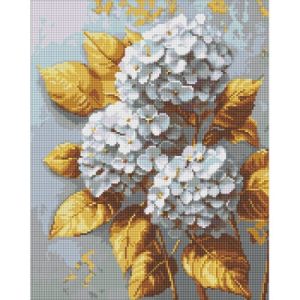 Алмазна мозаїка "Золота гортензія" 40х50 см