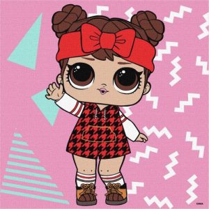 Картина за номерами "L.O.L. Surprise! Winter chill. 12" 25х25 см